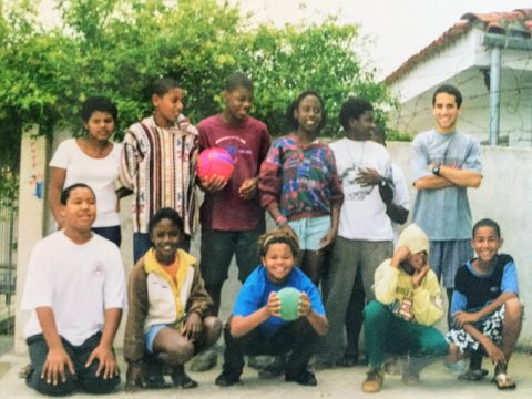Primeiros alunos adolescentes